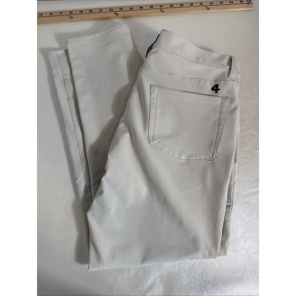 Fourlaps Men's Traverse Performance Golf Pants Beige Size 32x30 READ DESCRIPTION